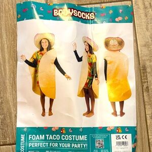 Halloween Bodysocks Foam Taco Costume in great condition